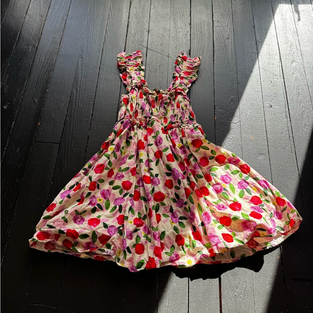English Factory Flower Ruffled Mini Dress - Picture 4 of 6